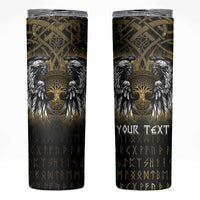 Personalized Cornwall Celtic Chough Skinny Tumbler With Tree Of Life - Wonder Print Shop