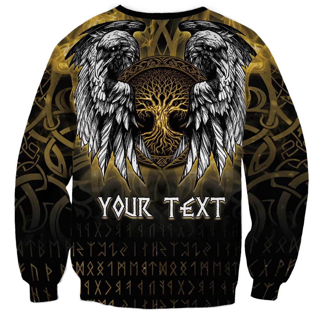 Personalized Cornwall Celtic Chough Sweatshirt With Tree Of Life - Wonder Print Shop