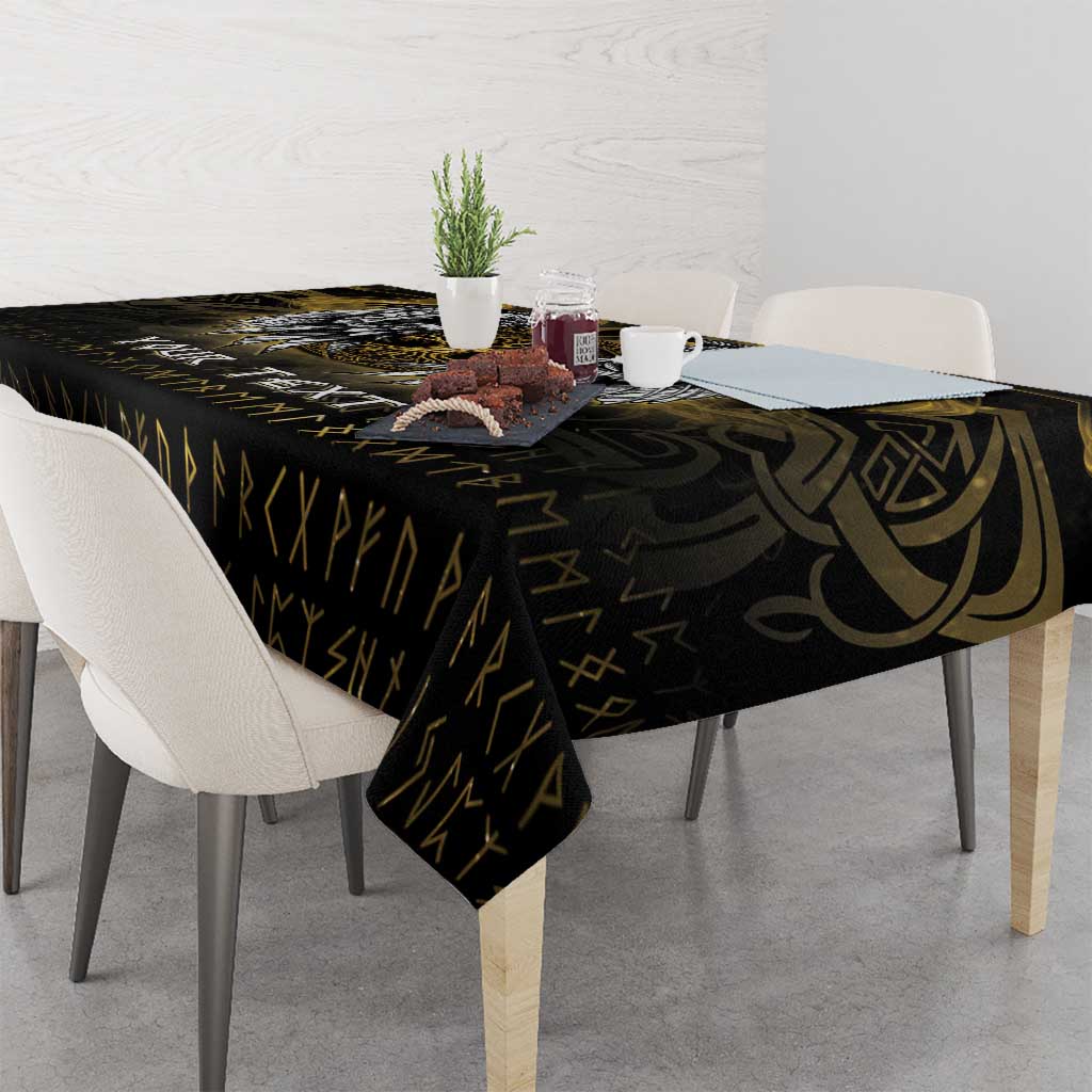 Personalized Cornwall Celtic Chough Tablecloth With Tree Of Life - Wonder Print Shop
