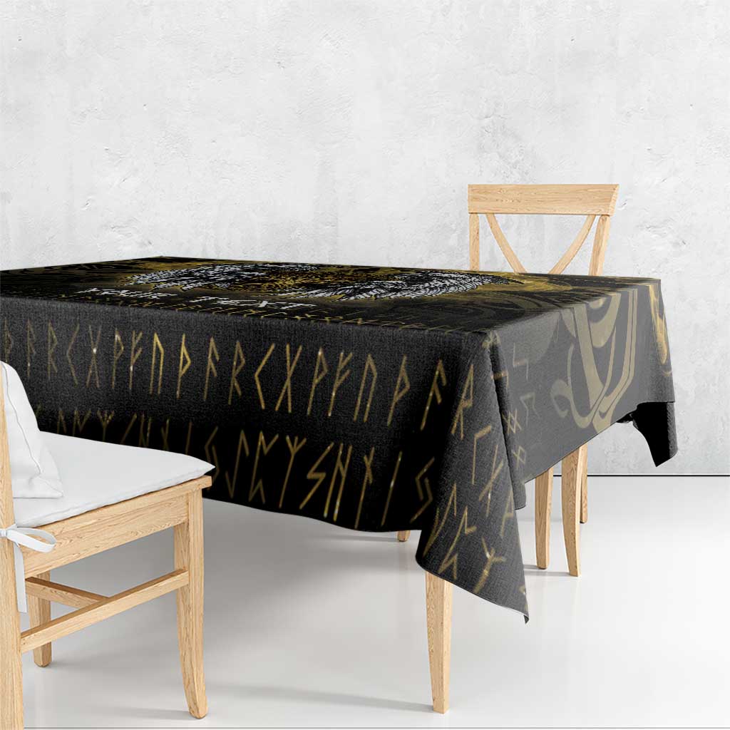 Personalized Cornwall Celtic Chough Tablecloth With Tree Of Life - Wonder Print Shop