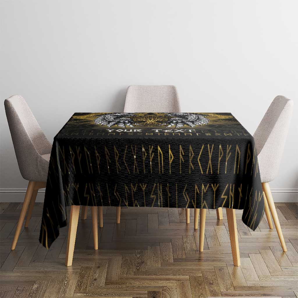 Personalized Cornwall Celtic Chough Tablecloth With Tree Of Life - Wonder Print Shop