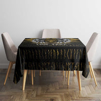 Personalized Cornwall Celtic Chough Tablecloth With Tree Of Life - Wonder Print Shop