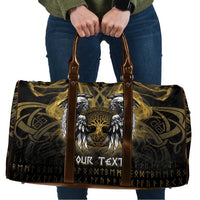 Personalized Cornwall Celtic Chough Travel Bag With Tree Of Life - Wonder Print Shop