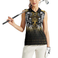 Personalized Cornwall Celtic Chough Women Sleeveless Polo Shirt With Tree Of Life - Wonder Print Shop