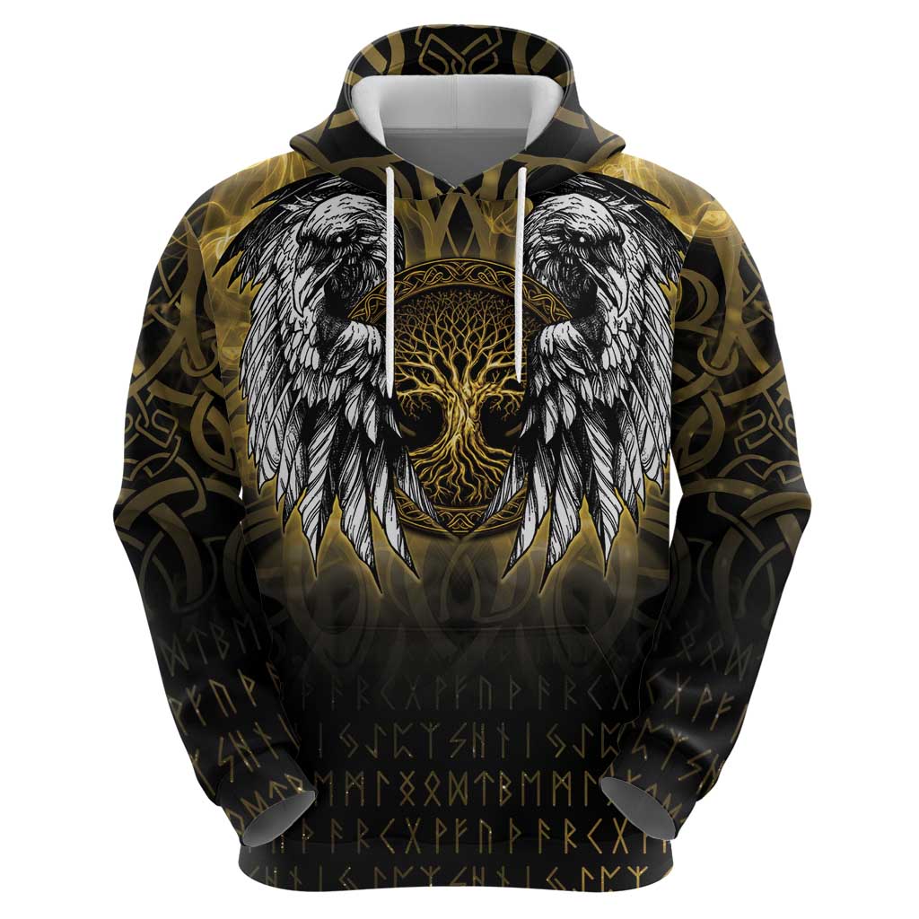 Personalized Cornwall Celtic Chough Zip Hoodie With Tree Of Life - Wonder Print Shop