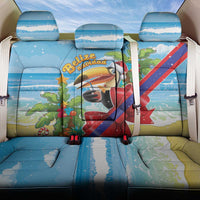 Belize Navidad Christmas Back Car Seat Cover Funny Santa Toucan - Wonder Print Shop