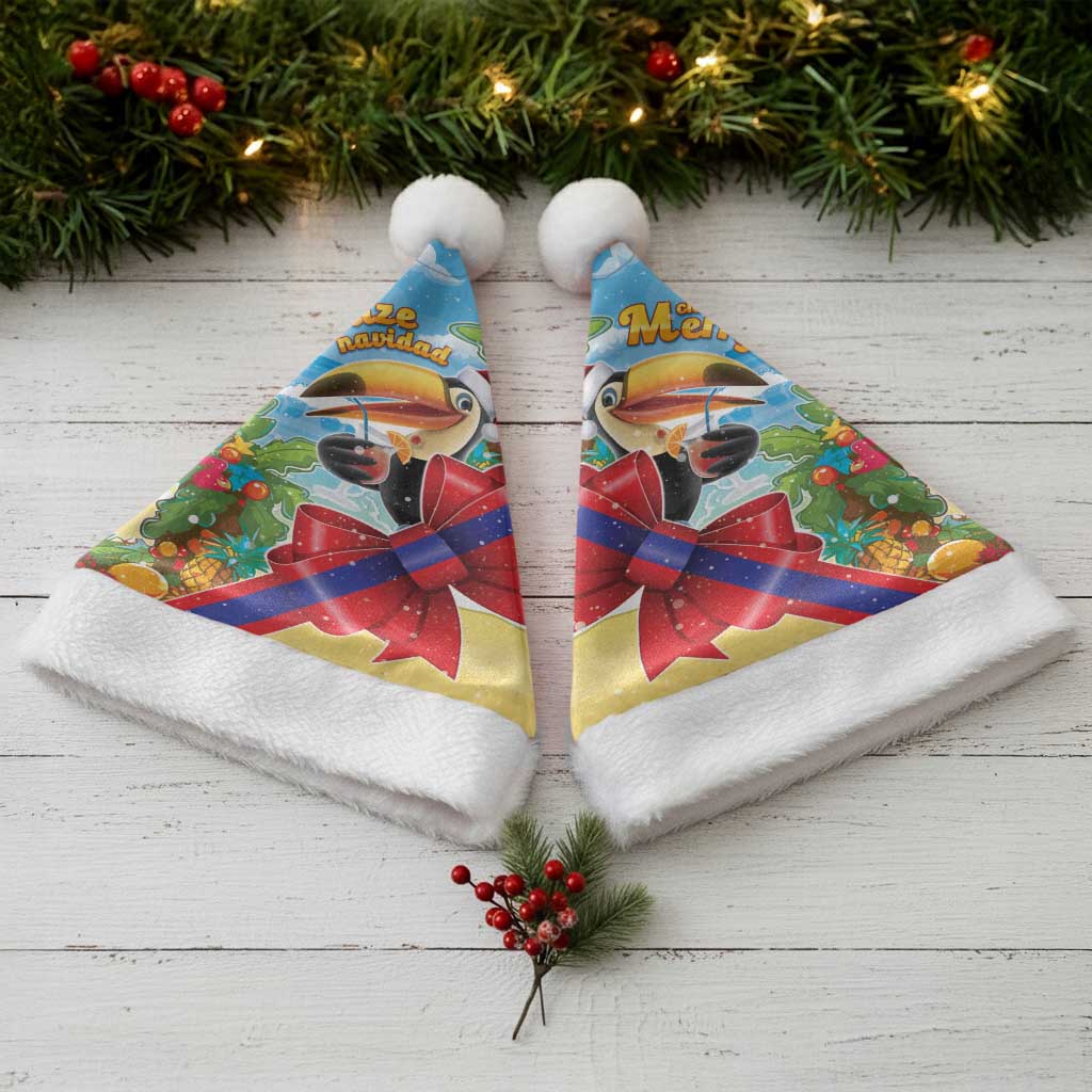 Belize Navidad Christmas Santa Hat Funny Santa Toucan - Wonder Print Shop