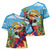 Belize Navidad Christmas Cross Shoulder Shirt Funny Santa Toucan - Wonder Print Shop
