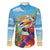 Belize Navidad Christmas Family Matching Long Sleeve Bodycon Dress and Hawaiian Shirt Funny Santa Toucan - Wonder Print Shop