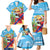 Belize Navidad Christmas Family Matching Mermaid Dress and Hawaiian Shirt Funny Santa Toucan - Wonder Print Shop