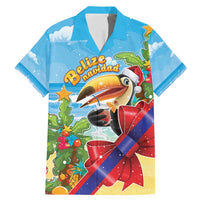 Belize Navidad Christmas Family Matching Mermaid Dress and Hawaiian Shirt Funny Santa Toucan - Wonder Print Shop