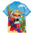 Belize Navidad Christmas Family Matching Off The Shoulder Long Sleeve Dress and Hawaiian Shirt Funny Santa Toucan - Wonder Print Shop