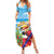 Belize Navidad Christmas Family Matching Summer Maxi Dress and Hawaiian Shirt Funny Santa Toucan - Wonder Print Shop