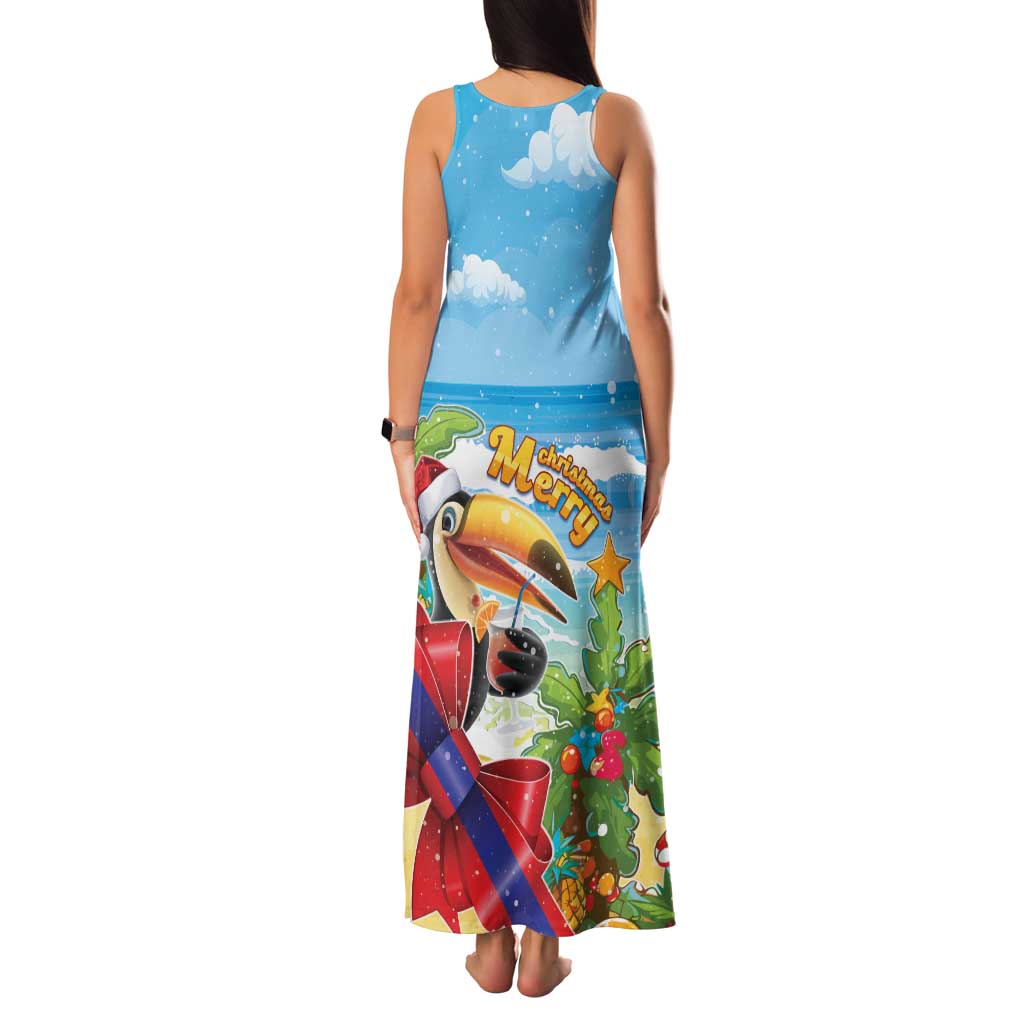 Belize Navidad Christmas Family Matching Tank Maxi Dress and Hawaiian Shirt Funny Santa Toucan - Wonder Print Shop