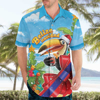 Belize Navidad Christmas Hawaiian Shirt Funny Santa Toucan - Wonder Print Shop