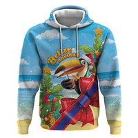 Belize Navidad Christmas Hoodie Funny Santa Toucan - Wonder Print Shop