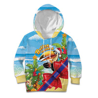 Belize Navidad Christmas Kid Hoodie Funny Santa Toucan - Wonder Print Shop