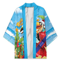 Belize Navidad Christmas Kimono Funny Santa Toucan - Wonder Print Shop
