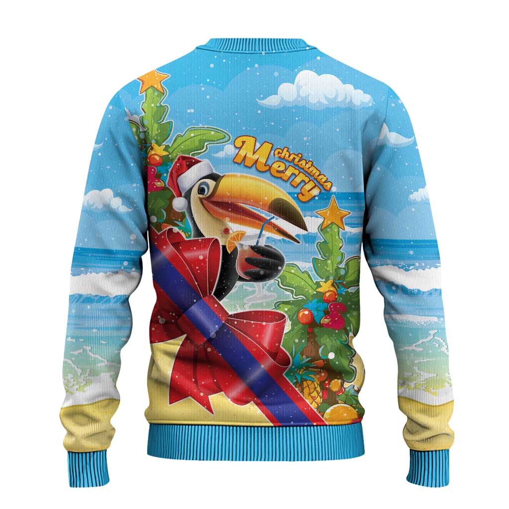 Belize Navidad Christmas Ugly Christmas Sweater Funny Santa Toucan - Wonder Print Shop