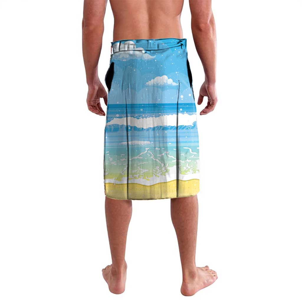 Belize Navidad Christmas Lavalava Funny Santa Toucan - Wonder Print Shop