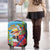 Belize Navidad Christmas Luggage Cover Funny Santa Toucan - Wonder Print Shop