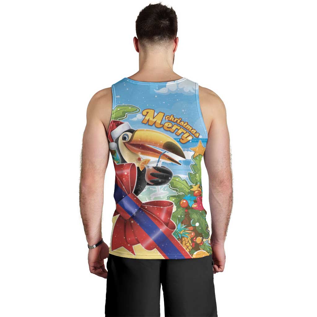 Belize Navidad Christmas Men Tank Top Funny Santa Toucan - Wonder Print Shop