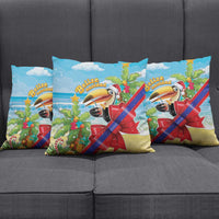 Belize Navidad Christmas Pillow Cover Funny Santa Toucan - Wonder Print Shop