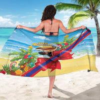 Belize Navidad Christmas Sarong Funny Santa Toucan - Wonder Print Shop