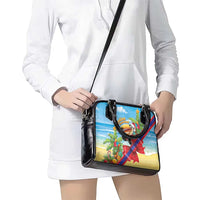 Belize Navidad Christmas Shoulder Handbag Funny Santa Toucan - Wonder Print Shop