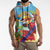 Belize Navidad Christmas Sleeveless Hoodie Funny Santa Toucan - Wonder Print Shop
