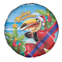 Belize Navidad Christmas Spare Tire Cover Funny Santa Toucan - Wonder Print Shop