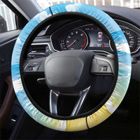 Belize Navidad Christmas Steering Wheel Cover Funny Santa Toucan - Wonder Print Shop