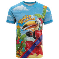 Belize Navidad Christmas T Shirt Funny Santa Toucan - Wonder Print Shop