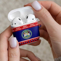 Belize Christmas AirPods Case Coat Of Arms Merry Xmas - Wonder Print Shop