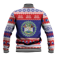 Belize Christmas Baseball Jacket Coat Of Arms Merry Xmas - Wonder Print Shop