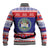 Belize Christmas Baseball Jacket Coat Of Arms Merry Xmas - Wonder Print Shop