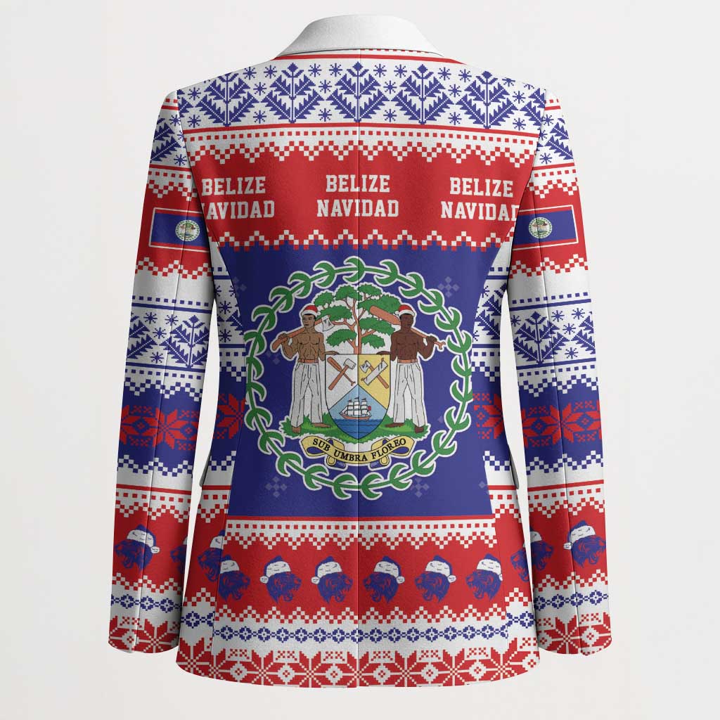 Belize Christmas Blazer Coat Of Arms Merry Xmas - Wonder Print Shop