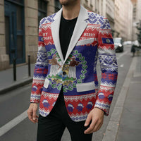 Belize Christmas Blazer Coat Of Arms Merry Xmas - Wonder Print Shop