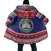 Belize Christmas Cloak Coat Of Arms Merry Xmas - Wonder Print Shop