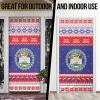Belize Christmas Door Cover Coat Of Arms Merry Xmas - Wonder Print Shop