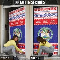Belize Christmas Door Cover Coat Of Arms Merry Xmas - Wonder Print Shop