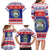 Belize Christmas Family Matching Long Sleeve Bodycon Dress and Hawaiian Shirt Coat Of Arms Merry Xmas - Wonder Print Shop