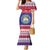 Belize Christmas Family Matching Mermaid Dress and Hawaiian Shirt Coat Of Arms Merry Xmas - Wonder Print Shop