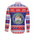 Belize Christmas Family Matching Off The Shoulder Long Sleeve Dress and Hawaiian Shirt Coat Of Arms Merry Xmas - Wonder Print Shop