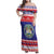 Belize Christmas Family Matching Off Shoulder Maxi Dress and Hawaiian Shirt Coat Of Arms Merry Xmas - Wonder Print Shop