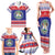 Belize Christmas Family Matching Tank Maxi Dress and Hawaiian Shirt Coat Of Arms Merry Xmas - Wonder Print Shop