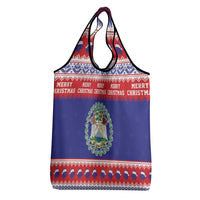 Belize Christmas Grocery Bag Coat Of Arms Merry Xmas - Wonder Print Shop