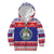 Belize Christmas Kid Hoodie Coat Of Arms Merry Xmas - Wonder Print Shop
