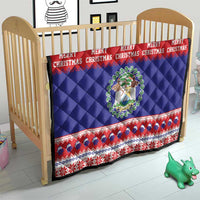 Belize Christmas Quilt Coat Of Arms Merry Xmas - Wonder Print Shop
