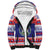Belize Christmas Sherpa Hoodie Coat Of Arms Merry Xmas - Wonder Print Shop
